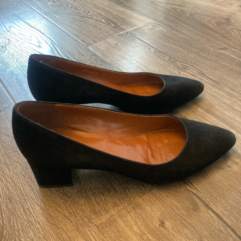 Aquatalia Pasha Black Heels - Size 7